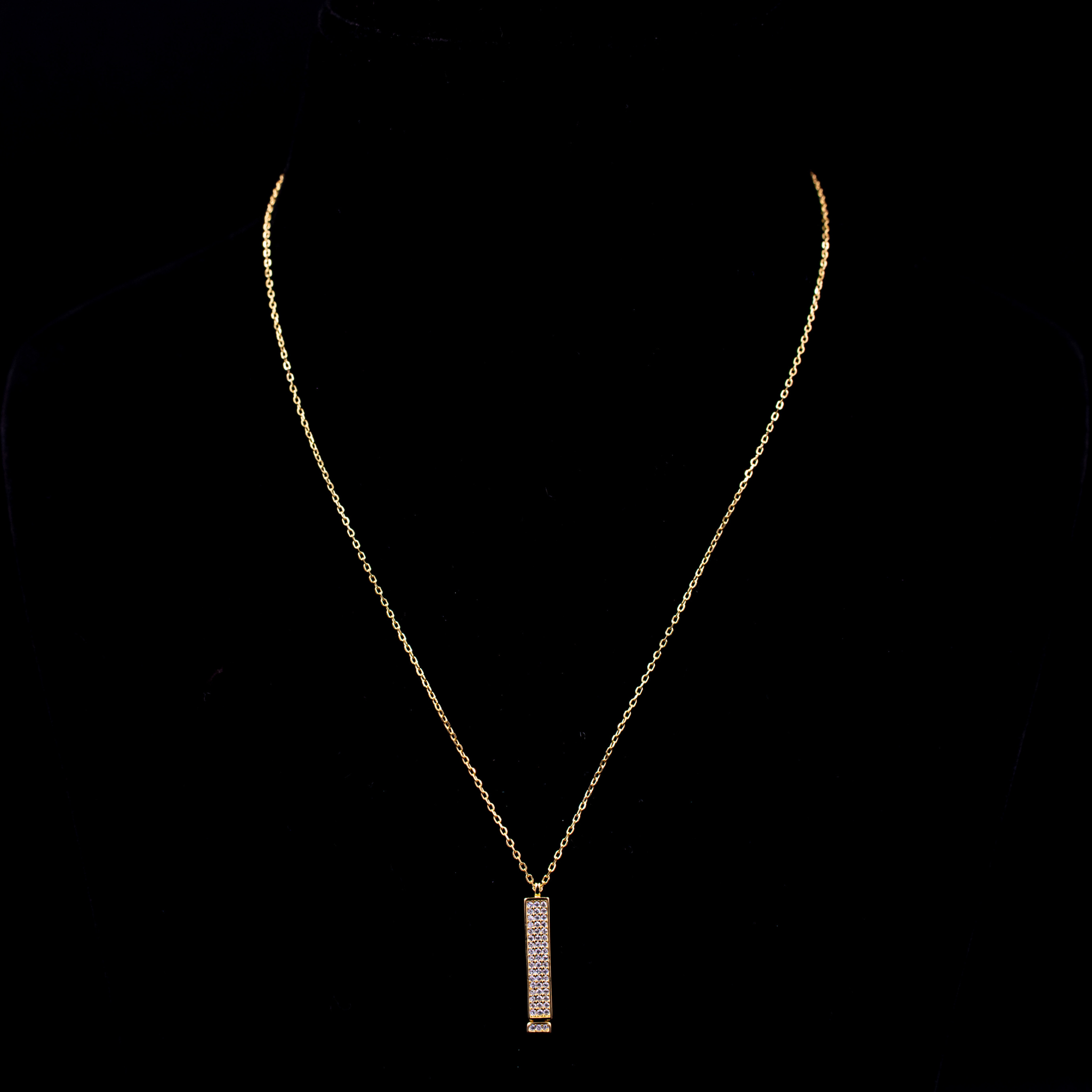 Aurora Bar Chain Pendant