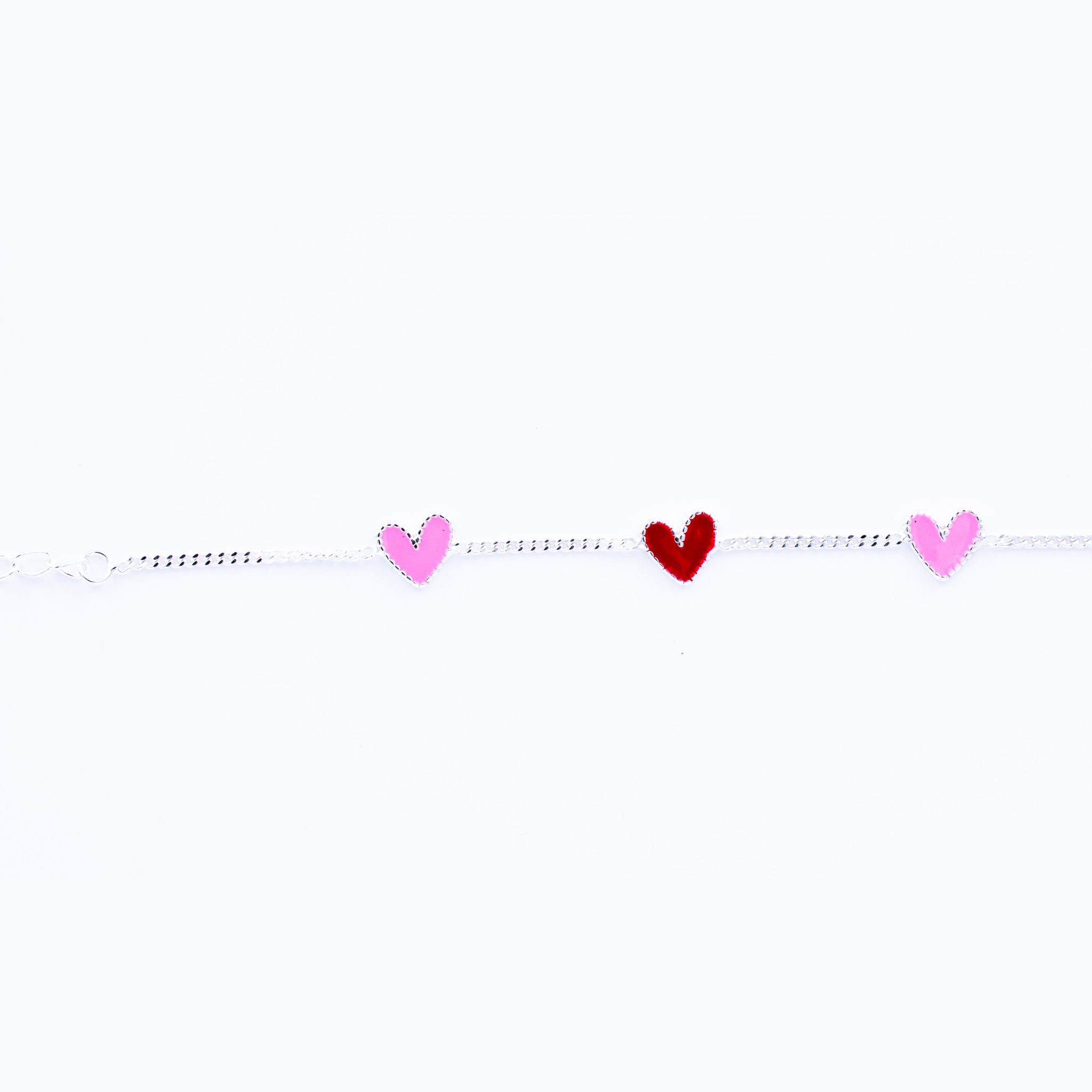 Blush Trio Heart Bracelet