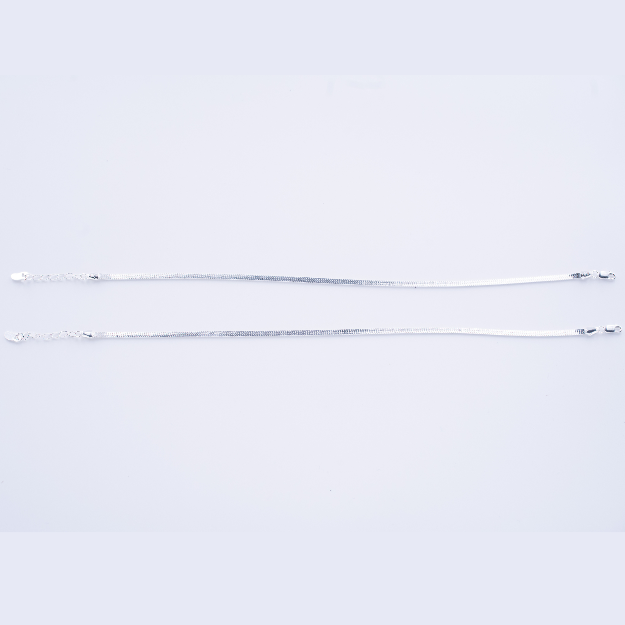 Classic Silver Snake Anklet