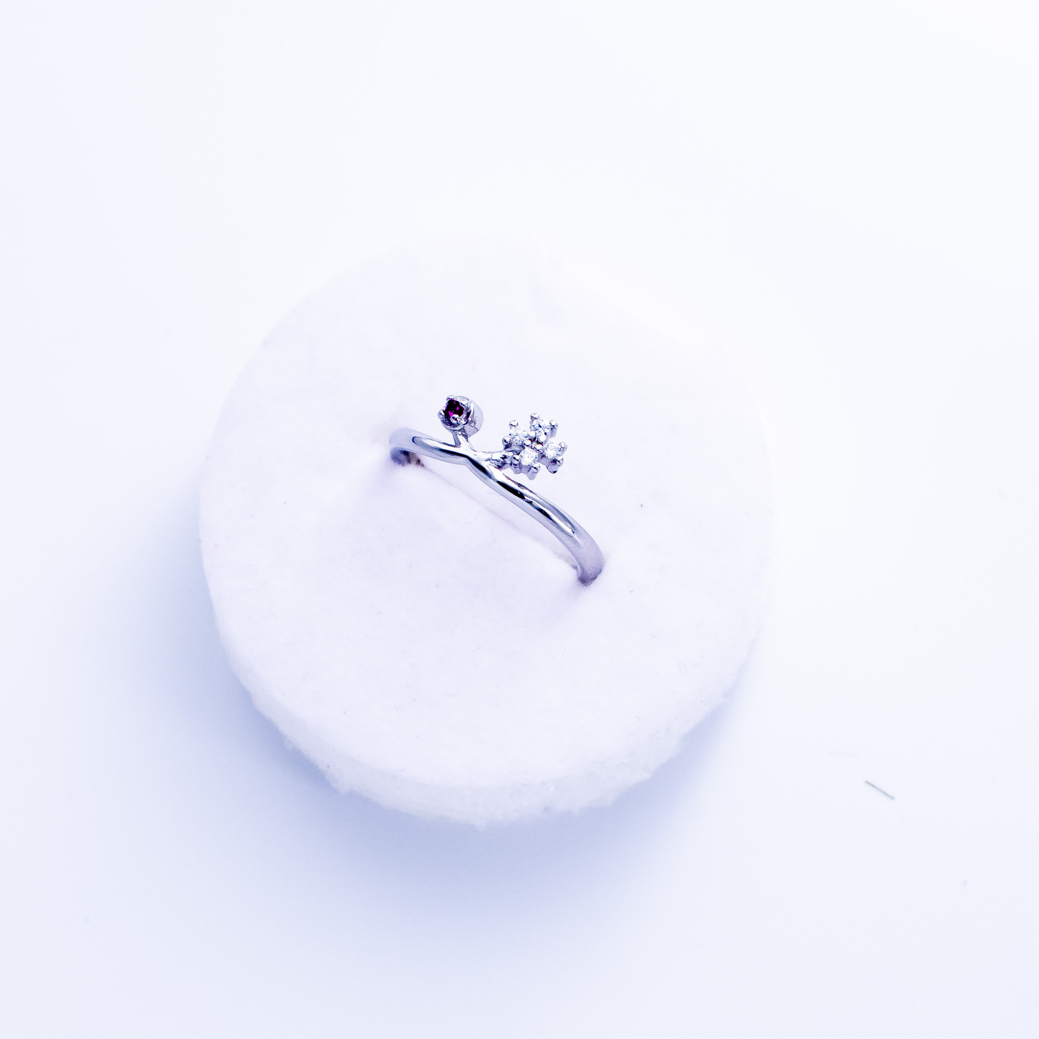 Rosé Fleur Muse Ring