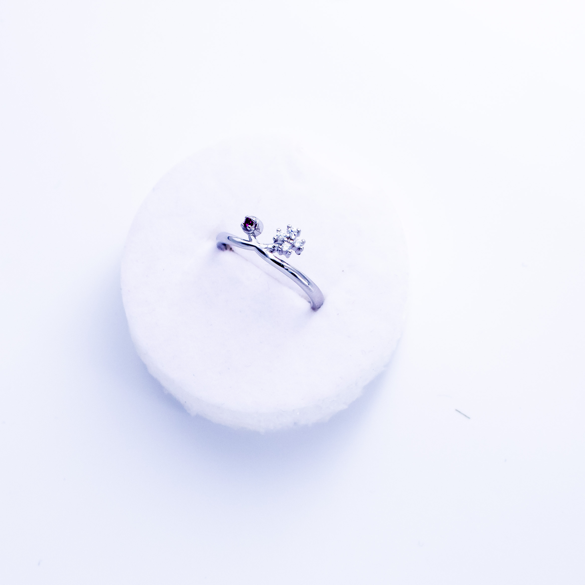 Rosé Fleur Muse Ring