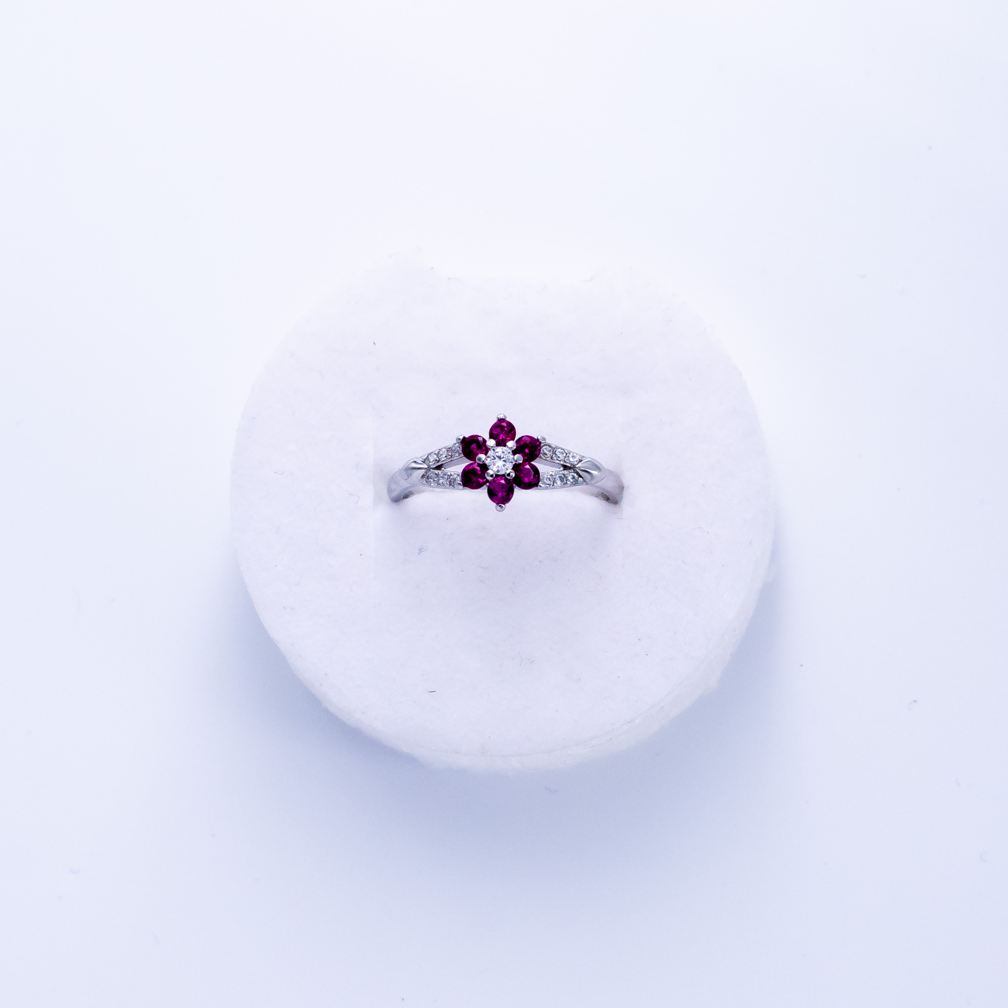 Ruby Bloom Ring