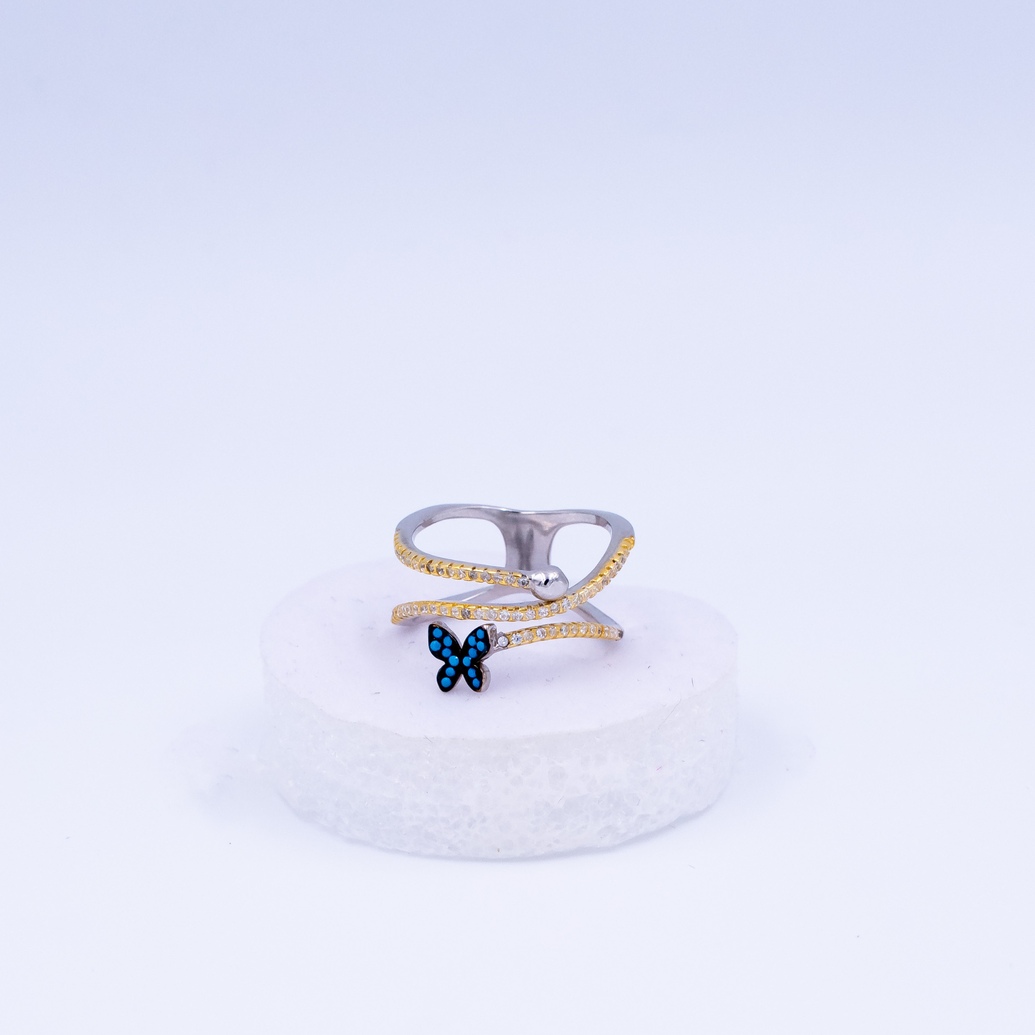 Azure Flutter Wrap Ring