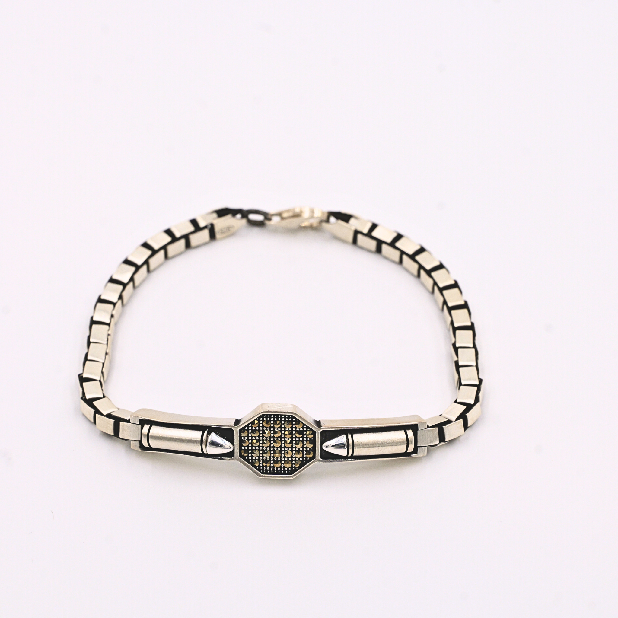 Hexa Forge Link Bracelet