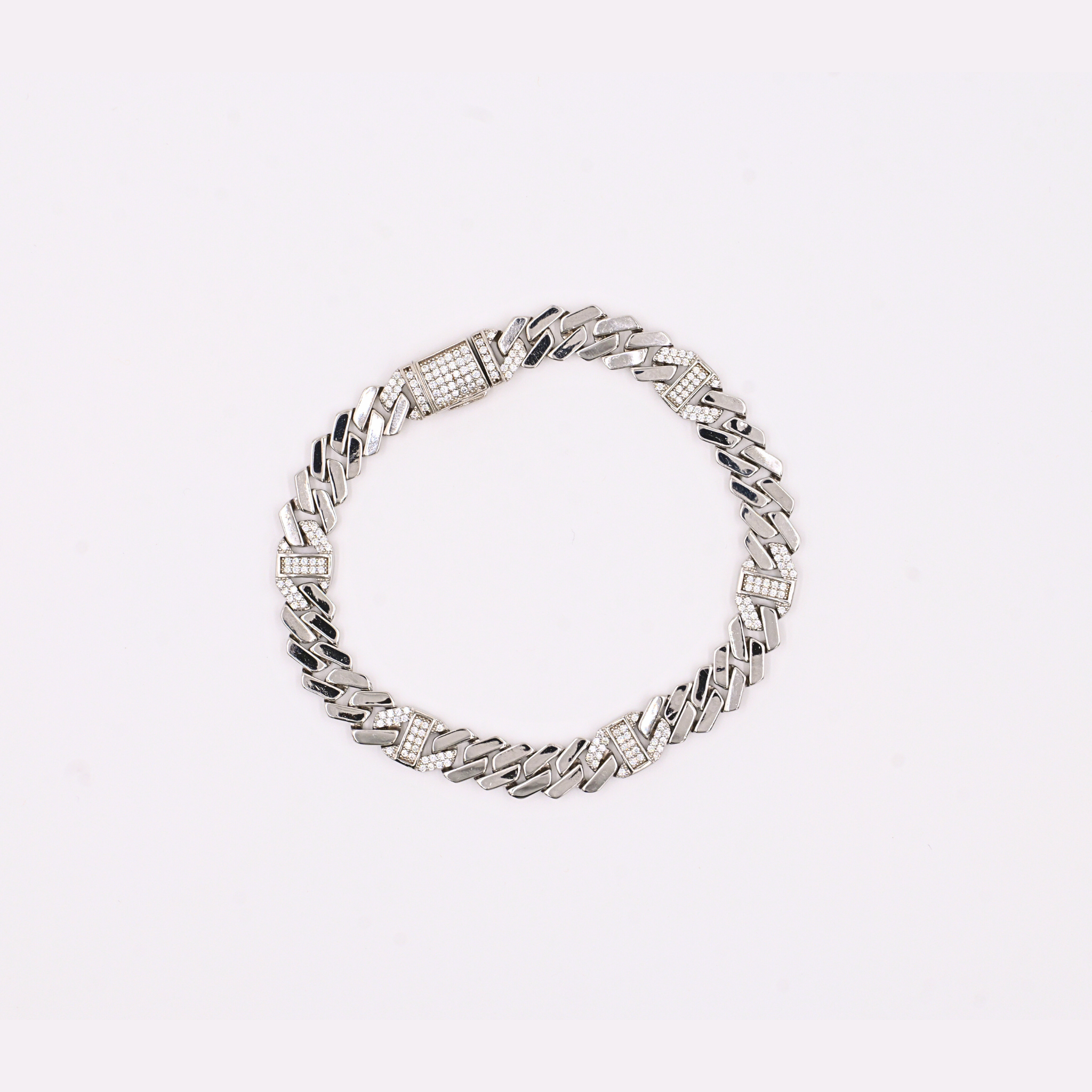 Iced Segment Cuban Bracelet