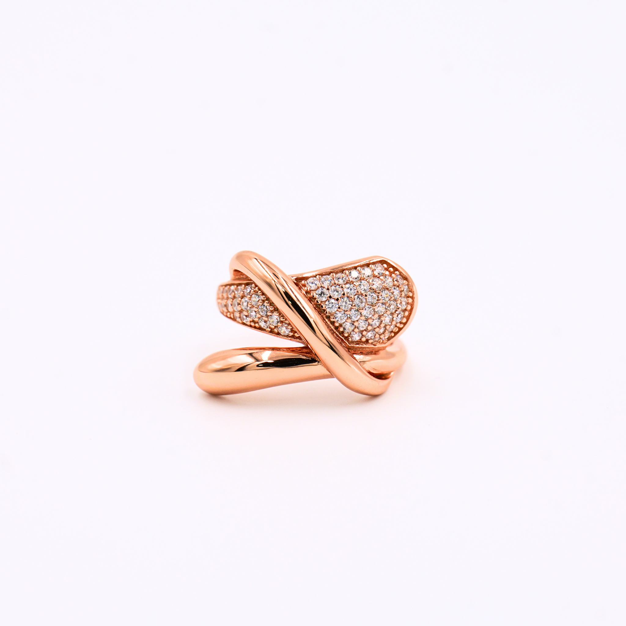 Rosé Infinity Embrace Ring