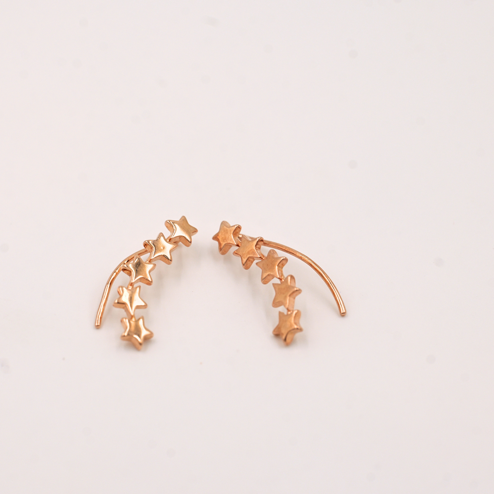 Star Rose Ear Cuffs