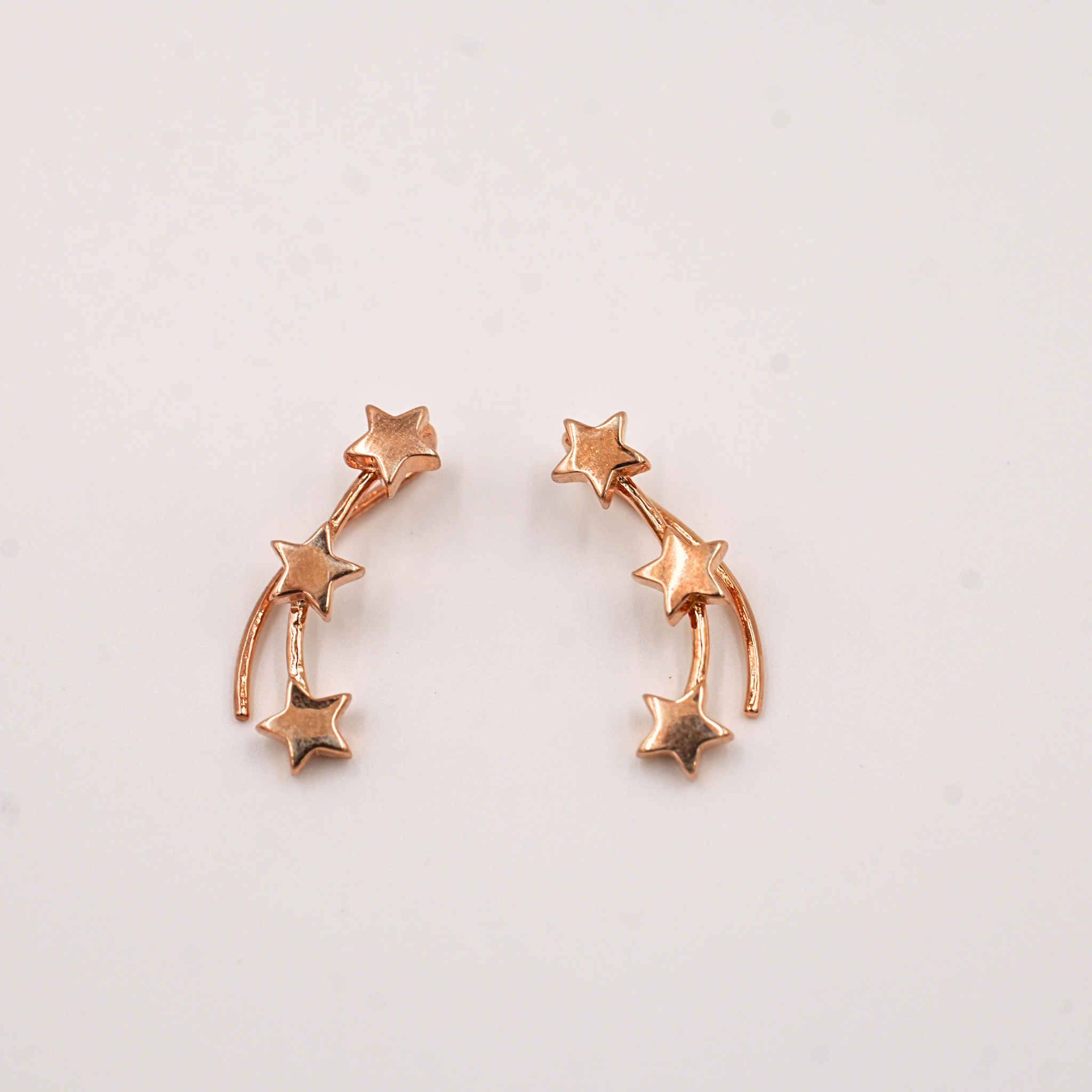 TriStar Rose Ear Cuffs