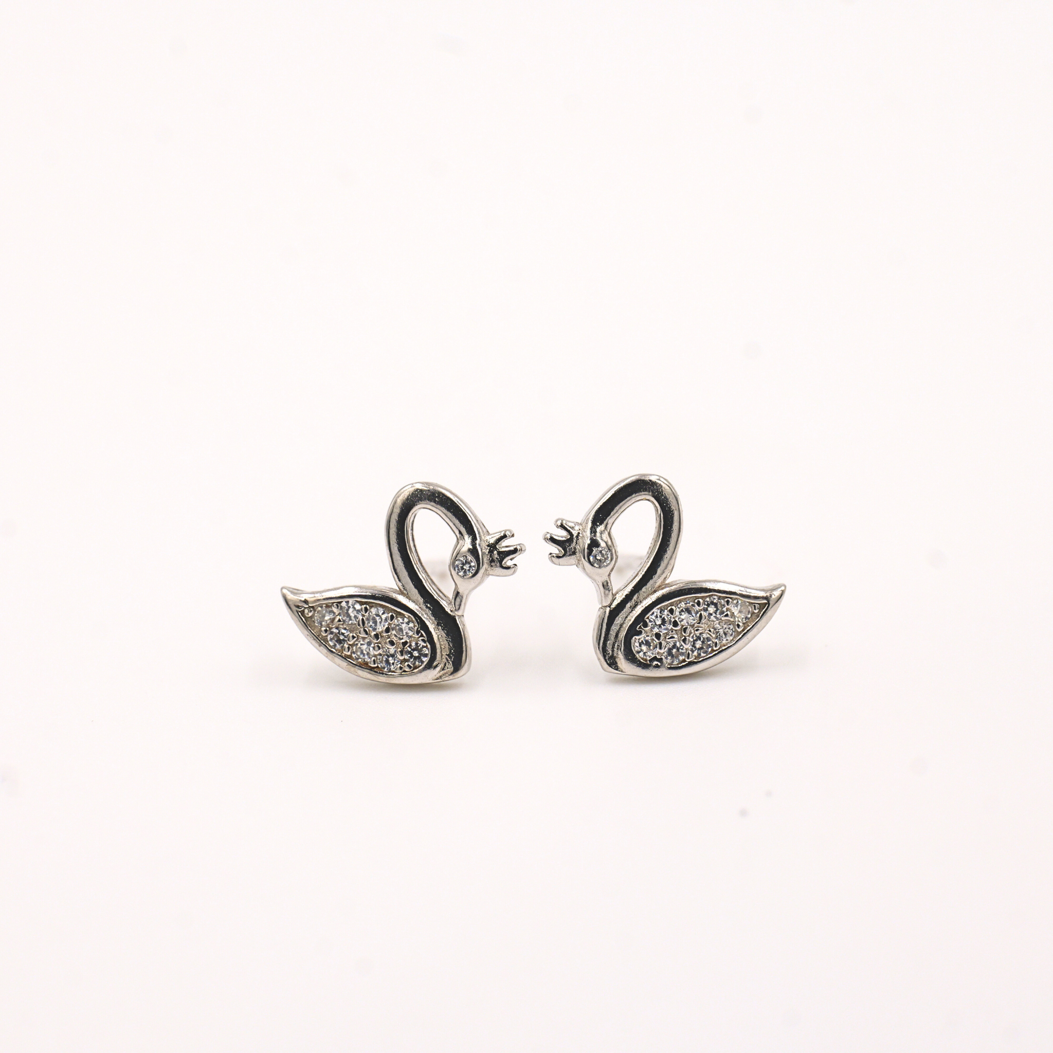 Swan Grace Stud Earrings