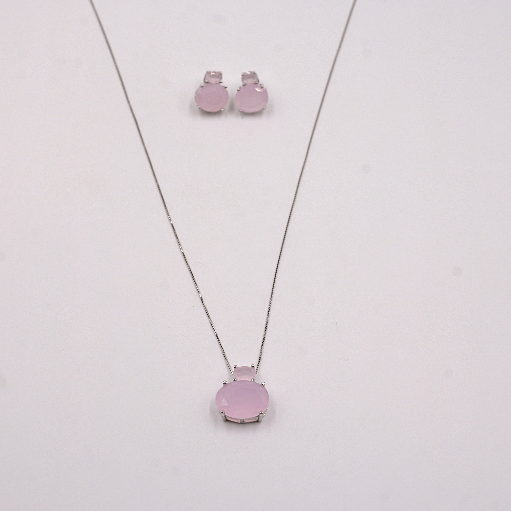Soft Blush Pendant Set